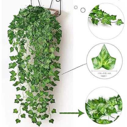 LED Solar Ivy Leaf String Light