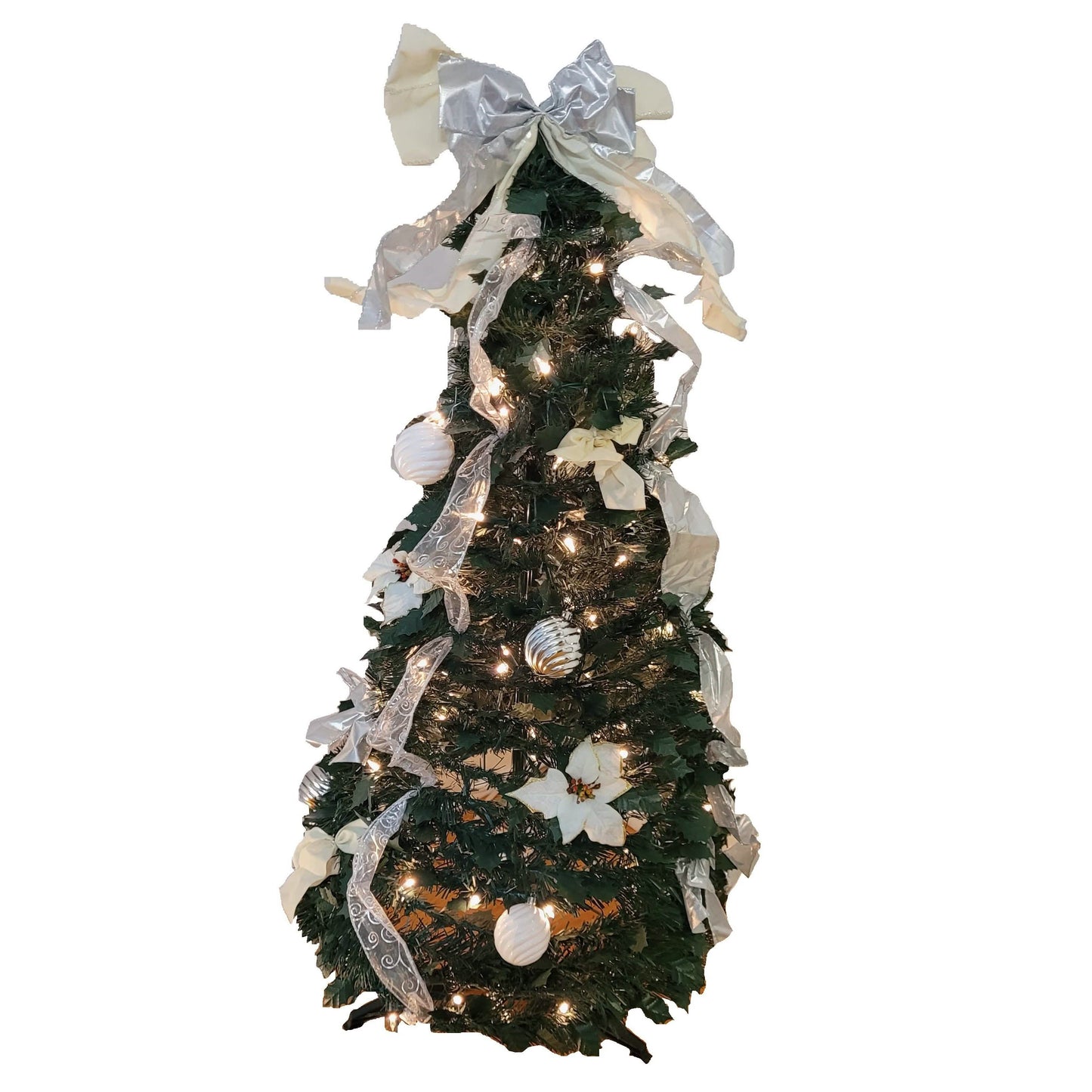 Let It Snow Holiday Collection Pop-Up Tree with Clear Lights - Assorted Styles