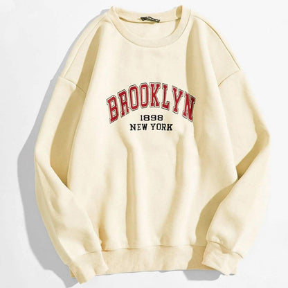 Letter Graphic Thermal Lined Sweatshirt