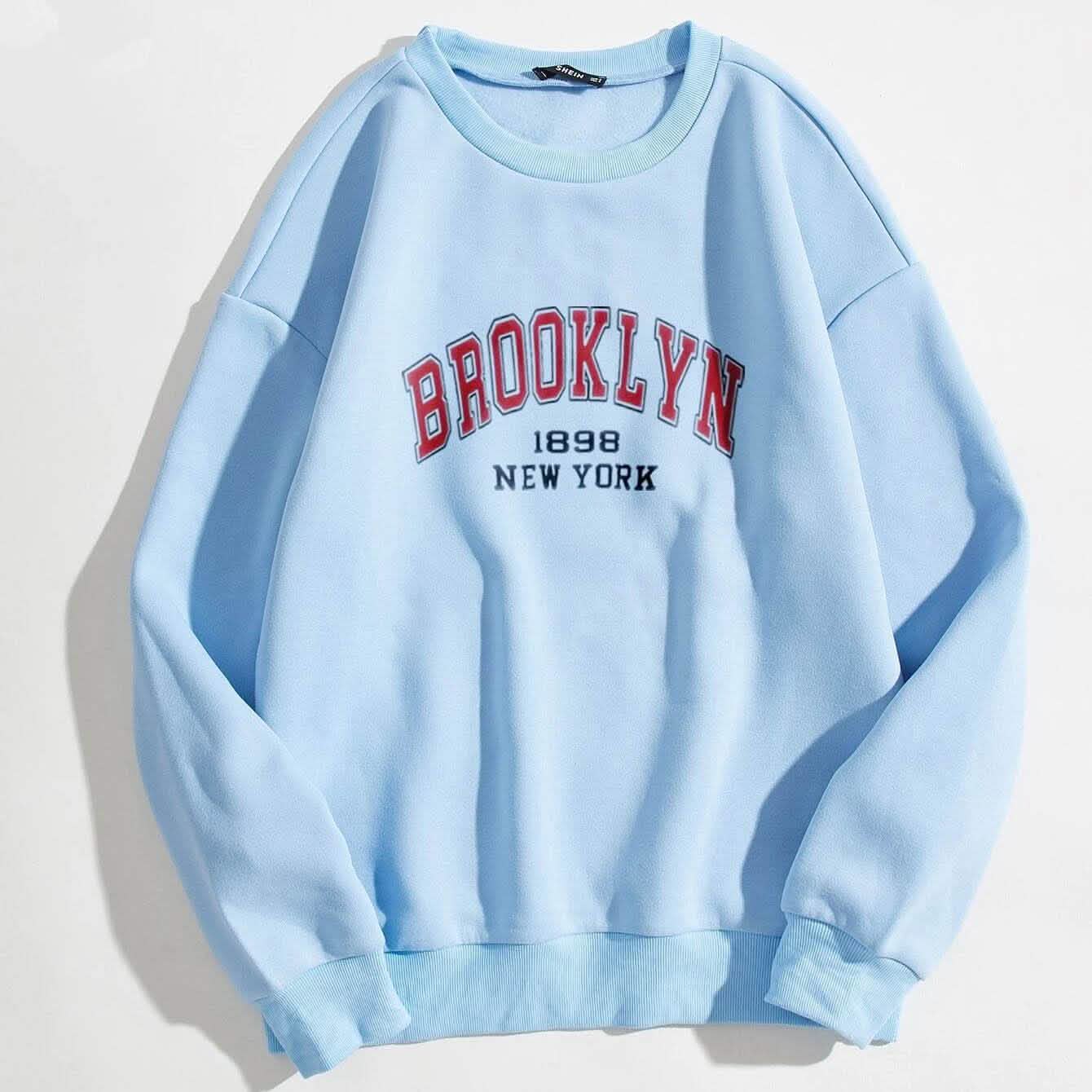 Letter Graphic Thermal Lined Sweatshirt