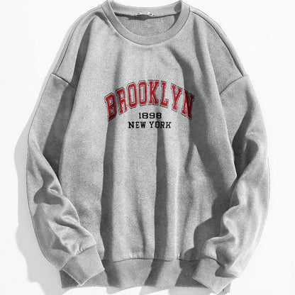 Letter Graphic Thermal Lined Sweatshirt