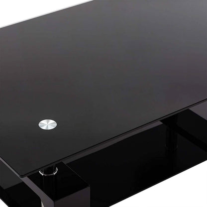 Living Room Rectangle Glass Coffee Table