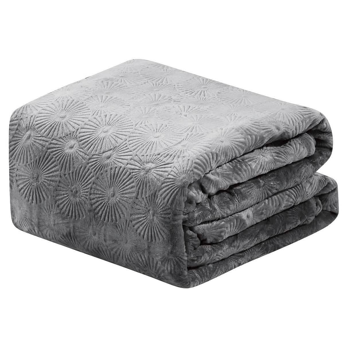 Louvre Embossed Microplush Blanket - Assorted Colors