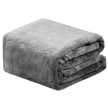 Louvre Embossed Microplush Blanket - Assorted Colors