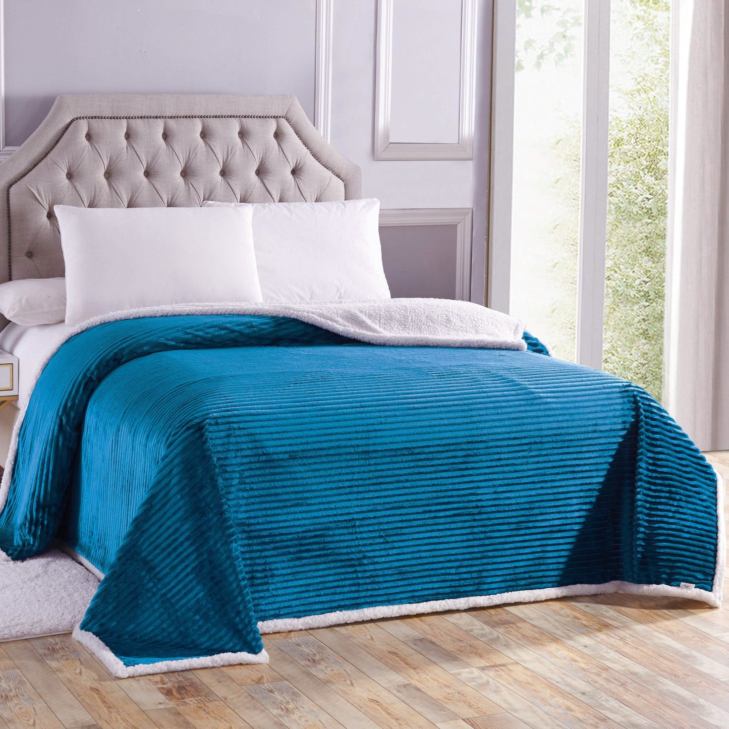 Luxurious Reversible Designer Sherpa