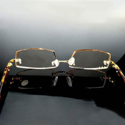 Luxury Men Diamond Glasses