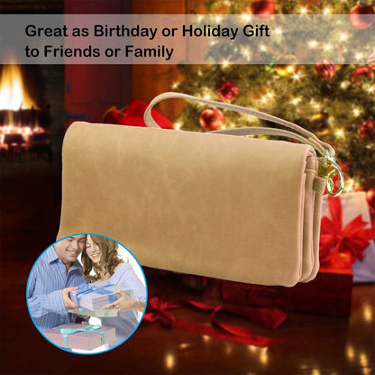 Luxury Women's Leather Clutch Wallet
