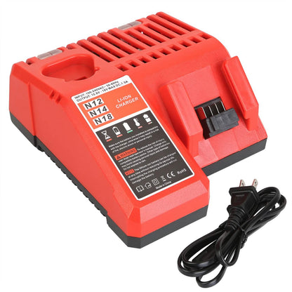 M12 M18 Rapid Fast Charger Fit for Milwaukee Battery