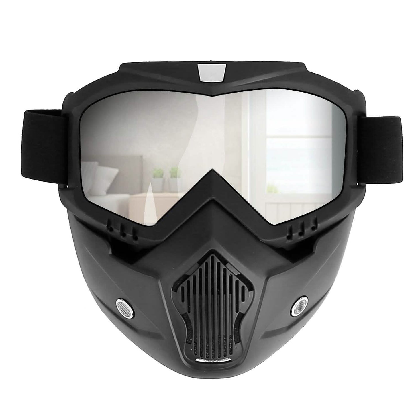 Mask Riding Goggle with Adjustable Non-slip Trip Mouth Filter