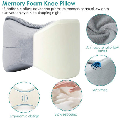 Memory Foam Contour Leg Pillow For Side Sleepers