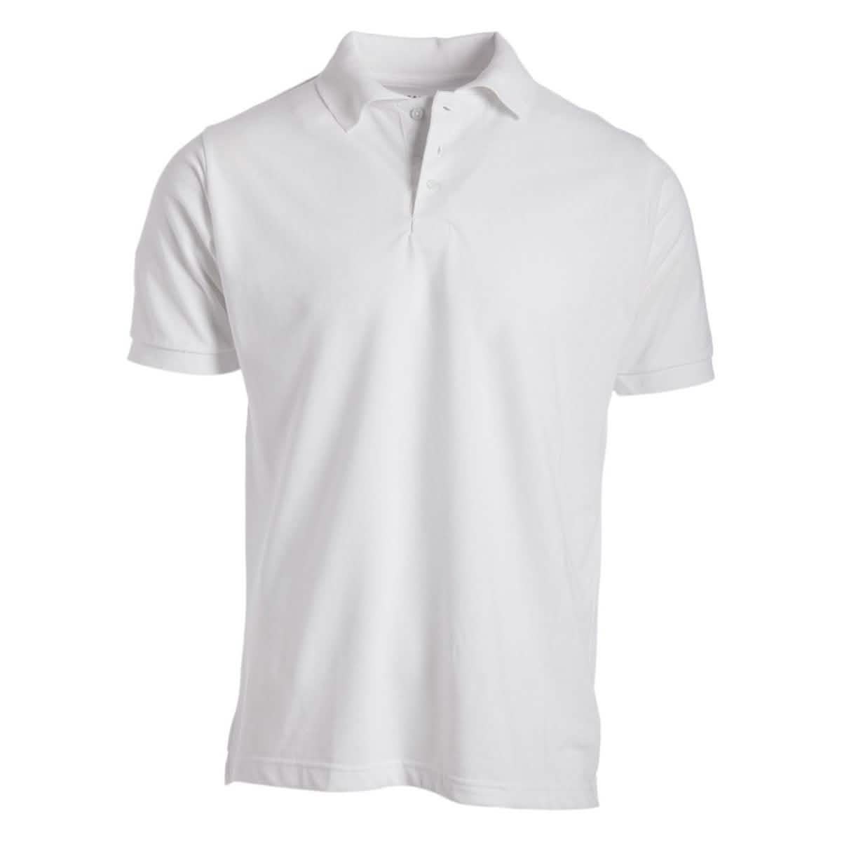 Men's 3-Button Ribbed Short Sleeve Polo