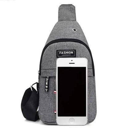 Men's Canvas Chest Bag