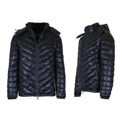 Men's Heavyweight Hooded Puffer Bubble Jacket