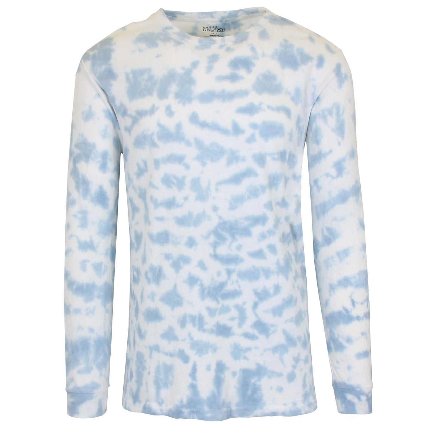 Men's Long Sleeve Tie-Dye Cotton Tee