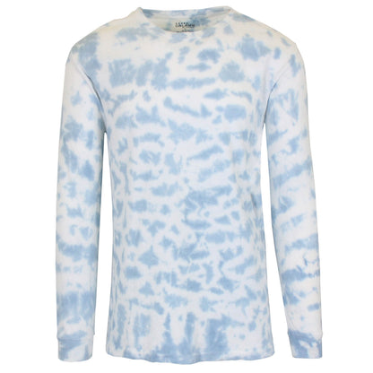 Men's Long Sleeve Tie-Dye Cotton Tee