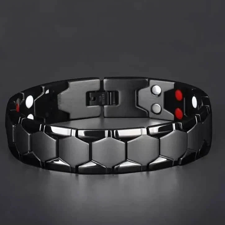 Men's Titanium Magnetic Bracelet 4-in-1 Energy