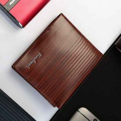 Men's Wallet PU Leather Bifold Purse Credit Card Holders