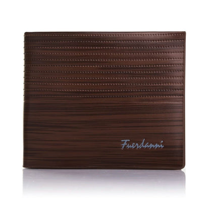 Men's Wallet PU Leather Bifold Purse Credit Card Holders