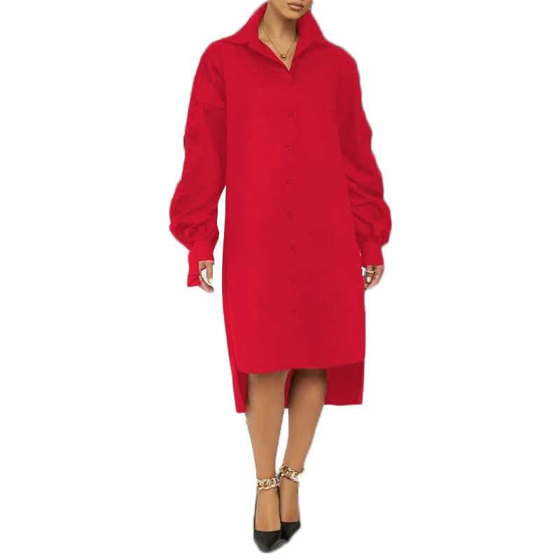 Midi Dress Long Sleeve Classic Spring Summer Casual Modern Oversized