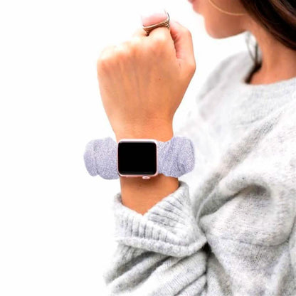 Multifunction Hair Scrunchie Apple Watch Band - Assorted Colors