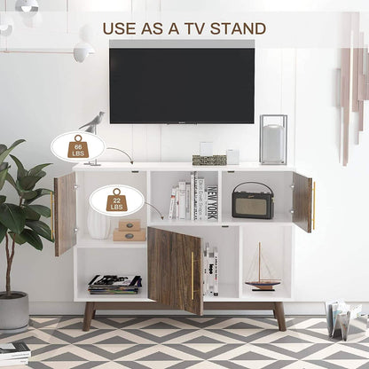 Multifunctional Storage Cabinet Modern Buffet or Kitchen Sideboard