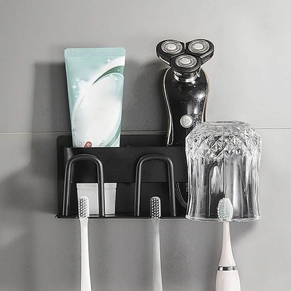 Multifunctional Toothbrush Holder Rack Organizer