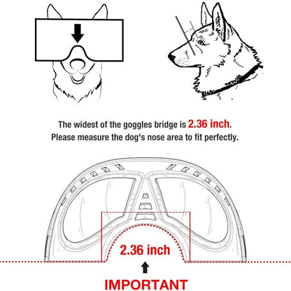 Namsan Dog Goggles-Sunglasses for Large Dogs