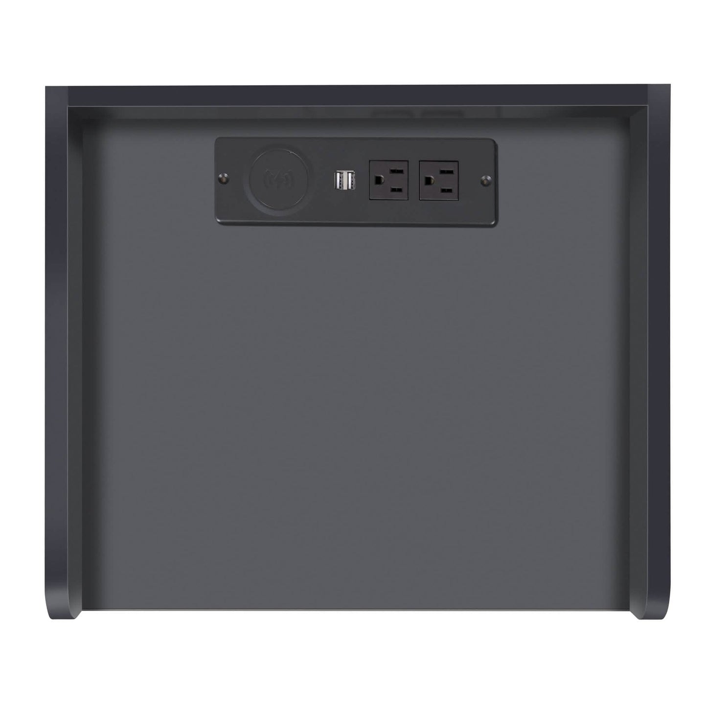 Nightstand with Charging Station and LED Lights