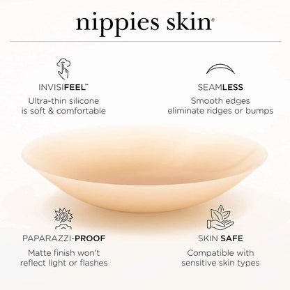 Nipple Covers Adhesive Silicone Pasties with Travel Box