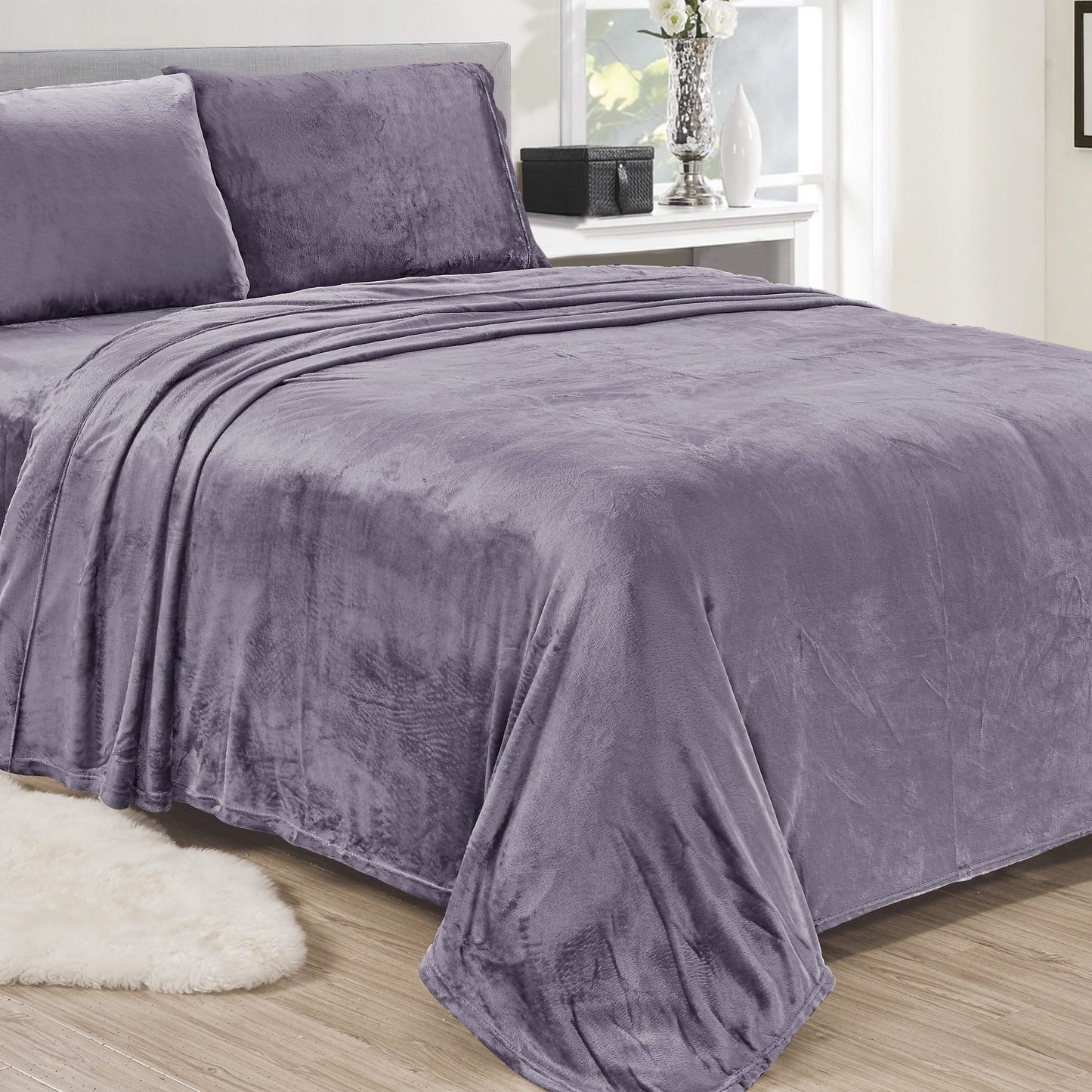 Noble House Lavana Microplush Sheet Set