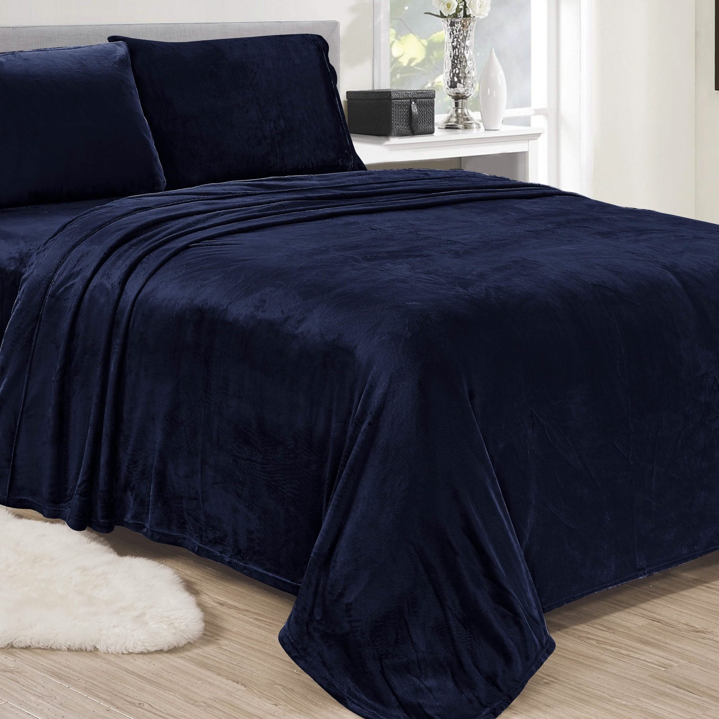Noble House Lavana Microplush Sheet Set