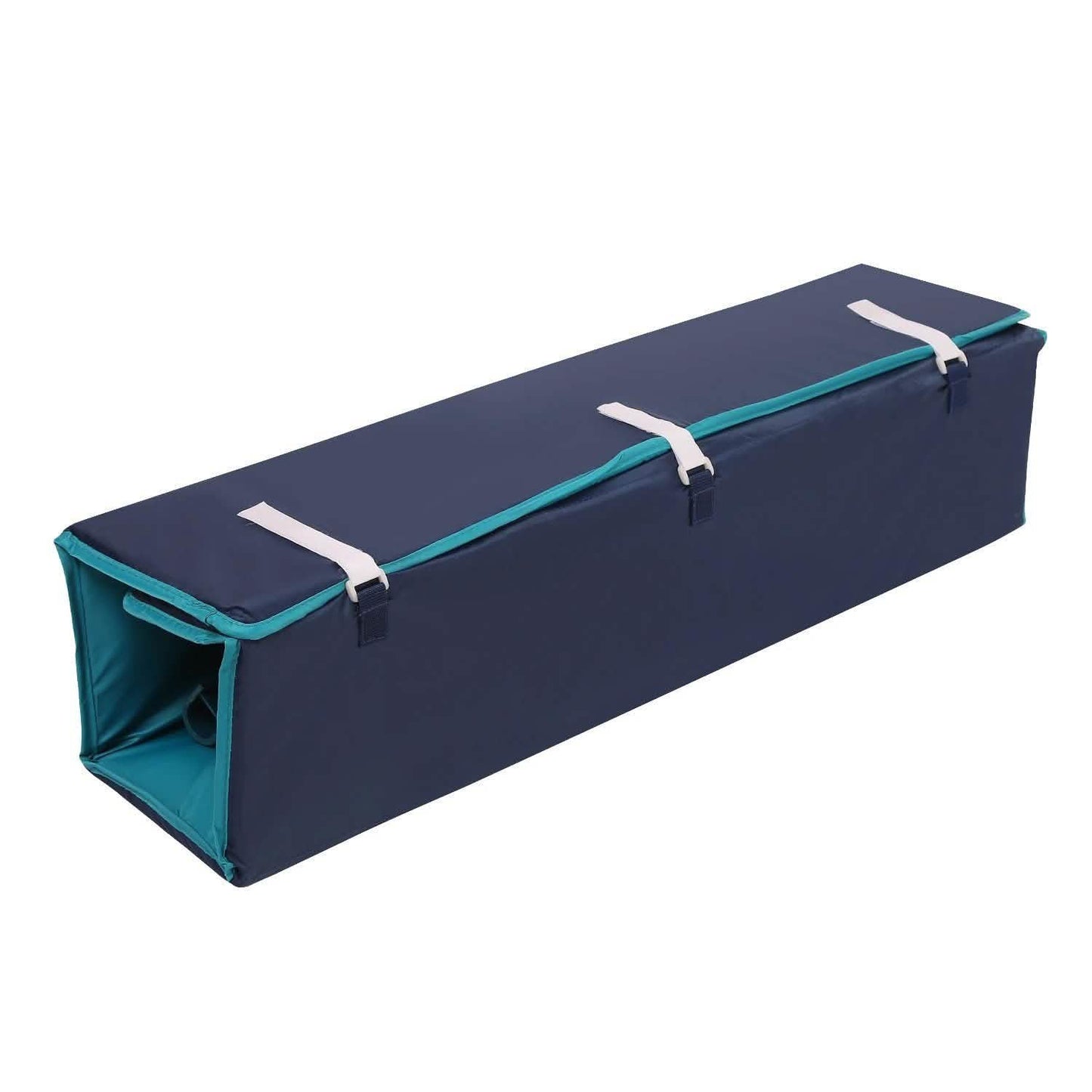 Odoland 39''x 39'' Infant Toddler Foldable Playpen Playard With Mattress Rail Fence Blue