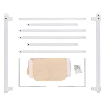 Odoland 70in Foldable Baby Toddler Safety Bed Rail Anti Falling Guard