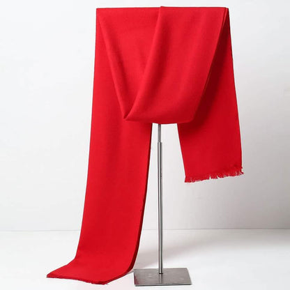 Ohayomi Mens Winter Cashmere Fashion Formal Soft Scarves