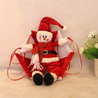 Parachute Snowman Santa Claus Ornament