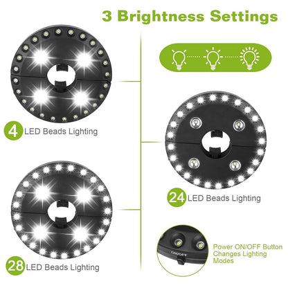 Patio Umbrella Lights LEDS Cordless