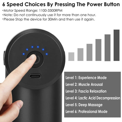 Percussion Rechargeable Massage Gun