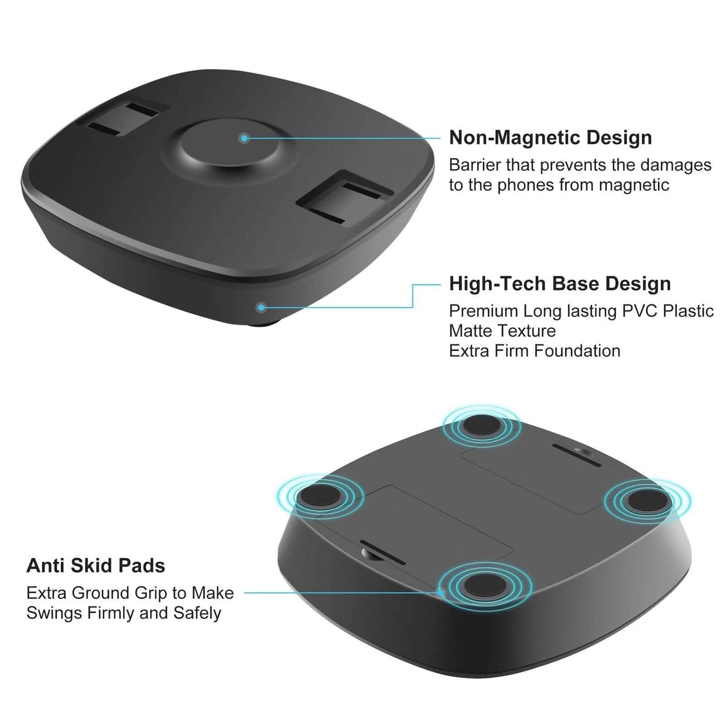 Phone Shaker Wiggle Holder for Pokemon Go Automatic Step Earning Swing Device