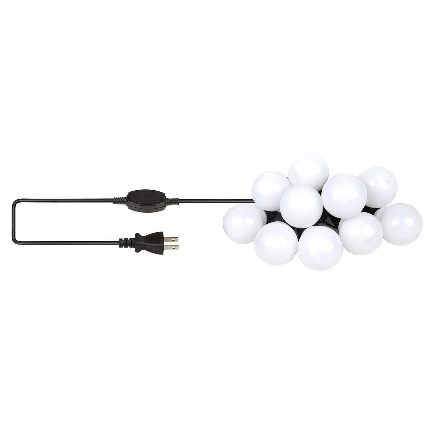 Plug-in Globe String Light Warm White Fairy Light Bulbs