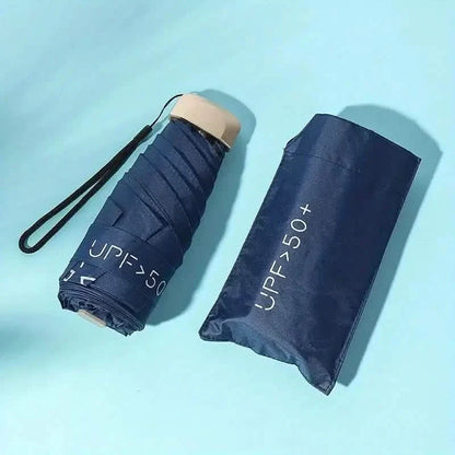 Pocket Windproof UV50 Anti-sunburn Rain Umbrella