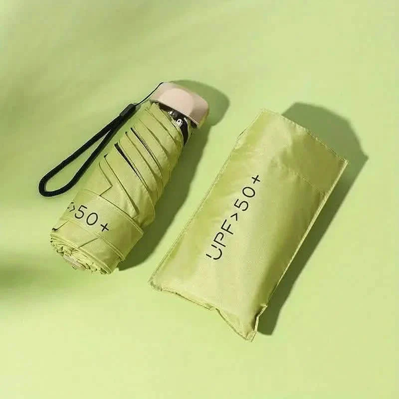 Pocket Windproof UV50 Anti-sunburn Rain Umbrella