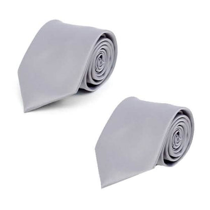 Poly Solid Satin Tie
