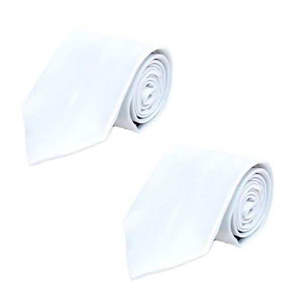Poly Solid Satin Tie
