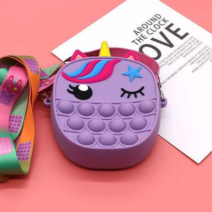 Pop Unicorn Purse Fidget Toys For Girls