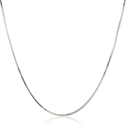 Pori Jewelers .925 Sterling Silver .7MM Magic 8 Sided Italian Snake Chain