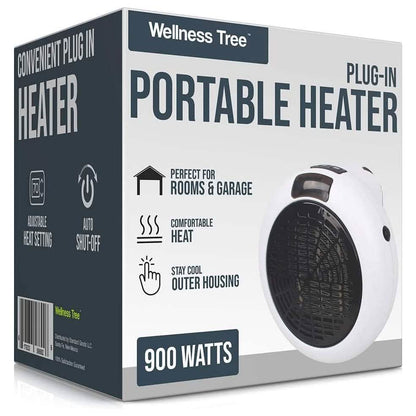 Portable Plug In Electric Heat Adjustable Thermostat