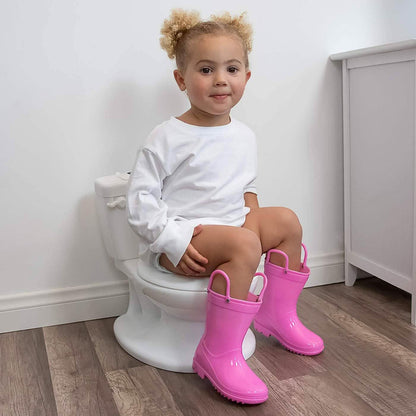 Potty Training Seat Toilet Chair for Toddler with Removable Bowl and Wipe Dispenser