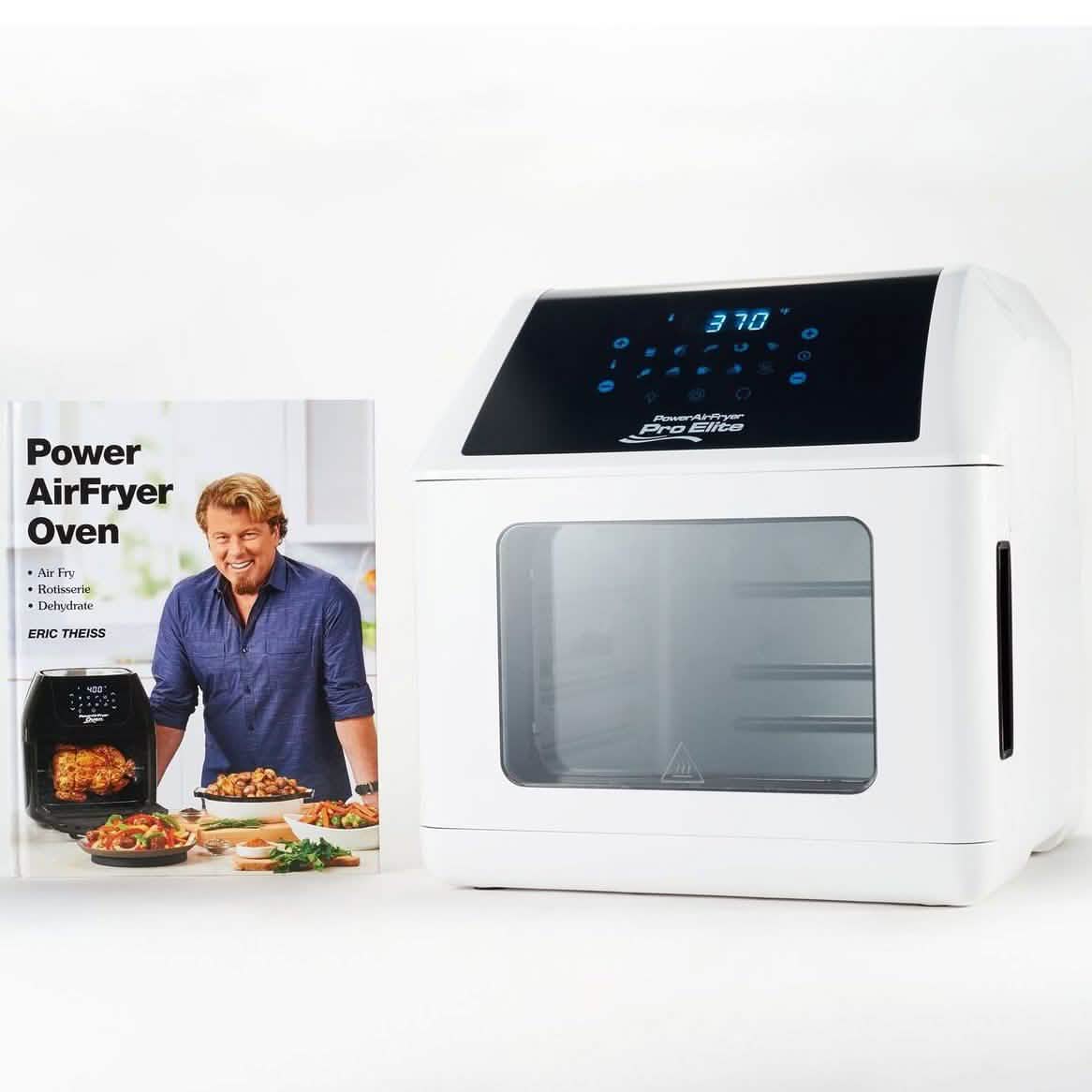 Power Air Fryer 10-in-1 Pro Elite Oven 6-qt with Cookbook (Refurbished)
