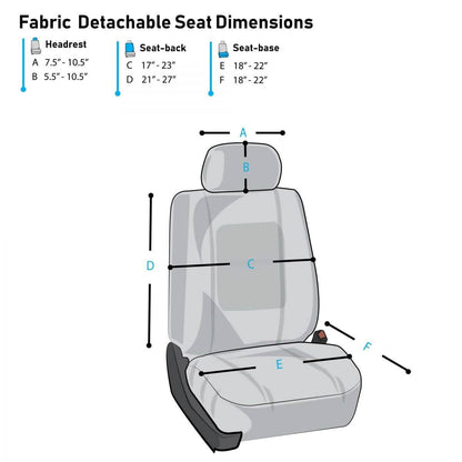 Premium Car Seat Cushions - Front Set