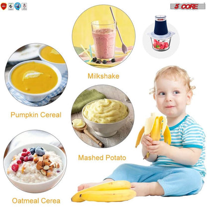 Premium Electric Meat Grinder Food Processor and 4 Titanium Blades